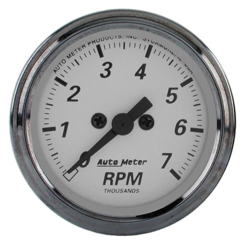 AutoMeter American Platinum 2-1/16in 7K RPM In-Dash Tachometer Gauge thumbnail 4