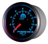 Autometer Mopar 2-1/16in 1600 Degree Digital Stepper Motor Pyrometer (EGT) Gauge - Black thumbnail 2