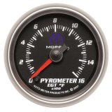 Autometer Mopar 2-1/16in 1600 Degree Digital Stepper Motor Pyrometer (EGT) Gauge - Black thumbnail 9
