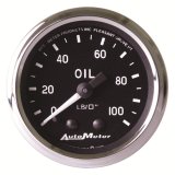 Autometer Cobra 2-1/16in 100 PSI Mechanical Oil Pressure Gauge thumbnail 3