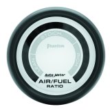 Autometer Phantom 52mm Electronic Air Fuel Ratio Gauge thumbnail 1