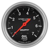 Autometer Sport-Comp 2 5/8in 7.0kg/cm2 Mechanical Oil Pressure Gauge thumbnail 1
