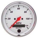 Autometer Arctic White 3 3/8in 0-120 MPH Electronic Speedometer w/ LCD ODO Gauge thumbnail 8