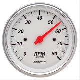Autometer Arctic White 3 3/8in 8k RPM In Dash Tachometer thumbnail 1