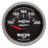 Autometer Sport-Comp II 52mm 100-250 F Short Sweep Electronic Water Temperature Gauge thumbnail 1