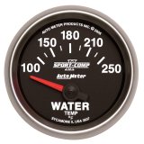 Autometer Sport-Comp II 52mm 100-250 F Short Sweep Electronic Water Temperature Gauge thumbnail 2