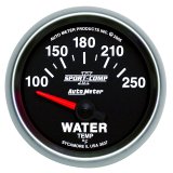 Autometer Sport-Comp II 52mm 100-250 F Short Sweep Electronic Water Temperature Gauge thumbnail 3