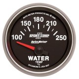 Autometer Sport-Comp II 52mm 100-250 F Short Sweep Electronic Water Temperature Gauge thumbnail 4