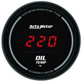 Autometer Black 0-400F Digital Oil Temp Gauge thumbnail 2