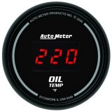 Autometer Black 0-400F Digital Oil Temp Gauge thumbnail 4