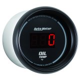 Autometer Black 0-400F Digital Oil Temp Gauge thumbnail 5