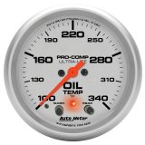 Autometer Ultra-Lite 2-5/8in. / 100-340 Degree F (Stepper Motor) Oil Temperature Gauge thumbnail 3