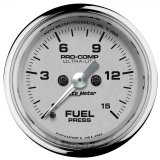Autometer Ultra-Lite 2-1/16in 15psi Fuel Pressure Gauge - Digital Stepper Motor thumbnail 1