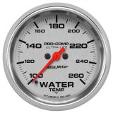 Autometer Ultra-Lite 2-5/8in 100-260F Water Temp Gauge - Digital Stepper Motor thumbnail 1