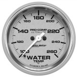 Autometer Ultra-Lite 2-5/8in 100-260F Water Temp Gauge - Digital Stepper Motor thumbnail 4