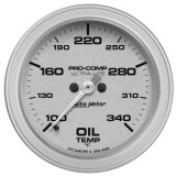 Autometer Ultra-Lite 2-5/8in 100-340F Oil Temp Gauge - Digital Stepper Motor thumbnail 3