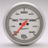 Autometer Ultra-Lite 2-5/8in 100-340F Oil Temp Gauge - Digital Stepper Motor thumbnail 6