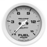 Autometer Ultra-Lite 2-5/8in 15psi Fuel Pressure Gauge - Digital Stepper Motor thumbnail 7