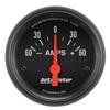 Autometer Ammeter 52mm 60A Electric Z-Series Gauge thumbnail 6