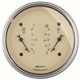 AutoMeter Antique Beige Oil/Fuel Dual Gauge thumbnail 2