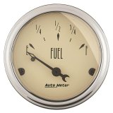 Autometer 2-1/16in Antique Beige 0E to 90F Electric Fuel Level Gauge thumbnail 2