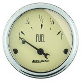 Autometer 2-1/16in Antique Beige 0E to 90F Electric Fuel Level Gauge thumbnail 5