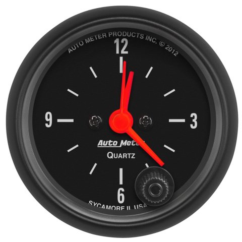 Autometer Z Series 52mm Electric Clock thumbnail 1