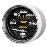 Autometer Marine Carbon Fiber Electric Oil Temperature Gauge 2-5/8in 140-300 Deg F thumbnail 8