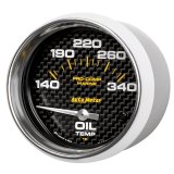 Autometer Marine Carbon Fiber Electric Oil Temperature Gauge 2-5/8in 140-300 Deg F thumbnail 9