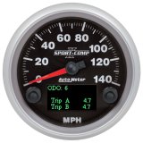 Autometer Sport-Comp II 3-3/8in 140MPH SPN 84 Speedometer thumbnail 2
