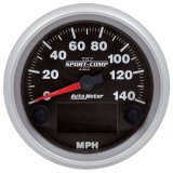 Autometer Sport-Comp II 3-3/8in 140MPH SPN 84 Speedometer thumbnail 3