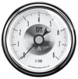 Autometer Prestige Pearl Series - Tachometer 3 3/8in 8K RPM In-Dash thumbnail 1