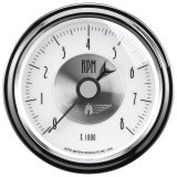 Autometer Prestige Pearl Series - Tachometer 3 3/8in 8K RPM In-Dash thumbnail 7