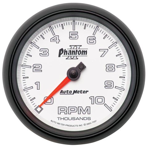 Autometer Phantom II 52mm Full Sweep Electronic 100-260 Deg F Water Temperature Gauge thumbnail 8