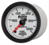 Autometer Phantom II 52mm Full Sweep Electronic 0-100 PSI Oil Pressure Gauge thumbnail 2