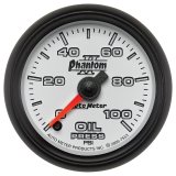 Autometer Phantom II 52mm Full Sweep Electronic 0-100 PSI Oil Pressure Gauge thumbnail 4