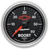 Autometer GM Performance Parts 2-1/16in 0-60 PSI Mechanical Boost Gauge thumbnail 3