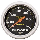 Autometer Blower Pressure w/ Memory 60PSI Liquid Filled Mechanical Boost Gauge thumbnail 4