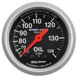 Autometer Sport 2in Oil Temp Metric, 60-140c. Mech thumbnail 3