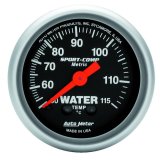 Autometer Sport 2in Water Temp Metric , 50-115 deg. C / Mech thumbnail 4