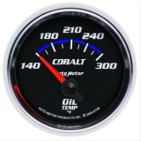 Autometer Cobalt 2 1/6in 140-300 Degree F Oil Temperature Gauge thumbnail 1