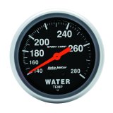 Autometer Sport-Comp 66.7mm 140-280 Degree F PSI Mechanical Water Temperature Gauge thumbnail 2