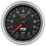 Autometer Street Progressive Shift Light 85.7mm Tachometer 0-10,000 RPM thumbnail 6