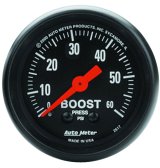 Autometer Z Series 52mm 0-60 PSI Mechanical Boost Gauge thumbnail 3