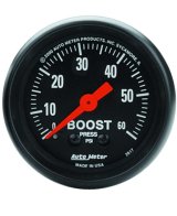 Autometer Z Series 52mm 0-60 PSI Mechanical Boost Gauge thumbnail 8