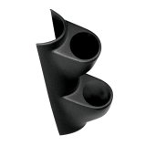 Autometer 87-97 Ford F Series (except 97 F150) 2-1/16 Dual Pod (Black) thumbnail 3