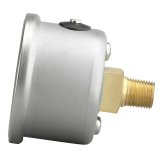Autometer AutoGage 1.5in Liquid Filled Mechanical 0-15 PSI Fuel Pressure Gauge - Black thumbnail 3
