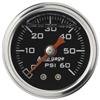 Autometer AutoGage 1.5in Liquid Filled Mechanical 0-60 PSI Fuel Pressure Gauge - Black thumbnail 7