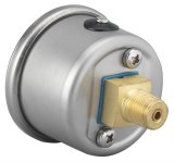 Autometer AutoGage 1.5in Liquid Filled Mechanical 0-15 PSI Fuel Pressure Gauge - White thumbnail 3
