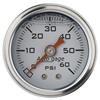 Autometer AutoGage 1.5in Liquid Filled Mechanical 0-60 PSI Fuel Pressure Gauge - White thumbnail 7